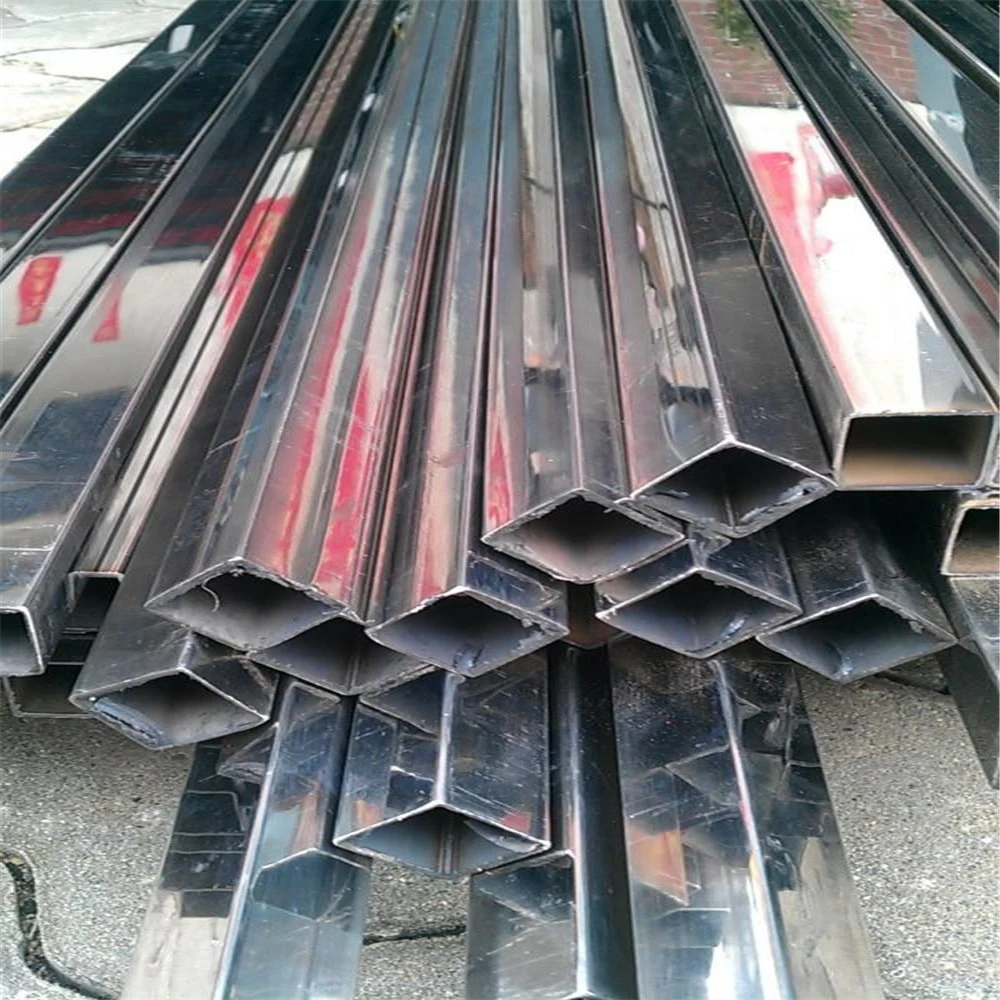 201 202 304 Hairline Bright Finish Best Price Stock Stainless Steel Square and Rectangular Pipe