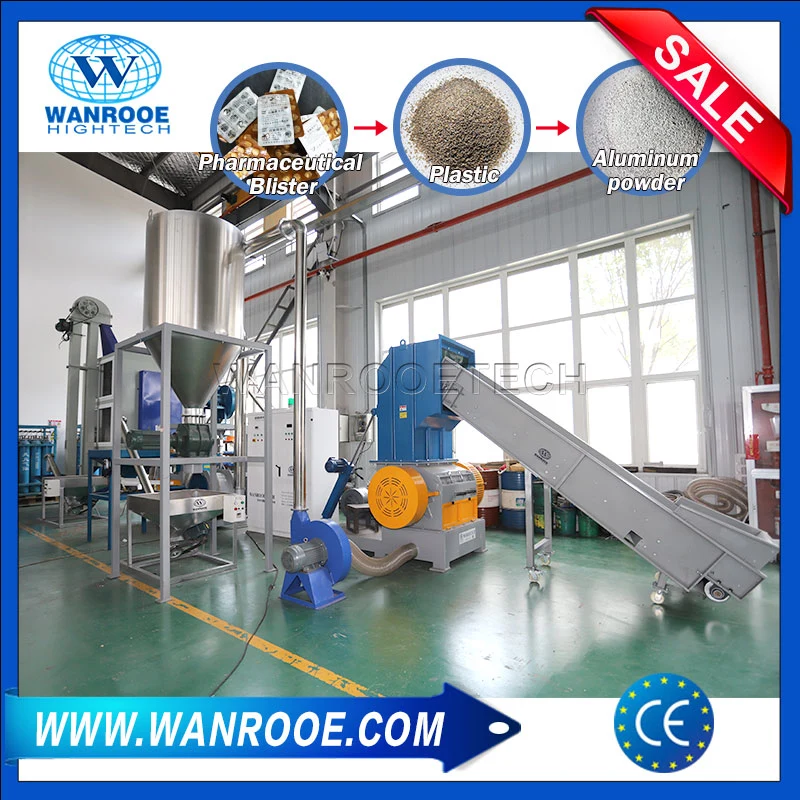 380V/220V Fully Autimatic Waste Aluminum Composite Panel Plastic Recycling Machinery