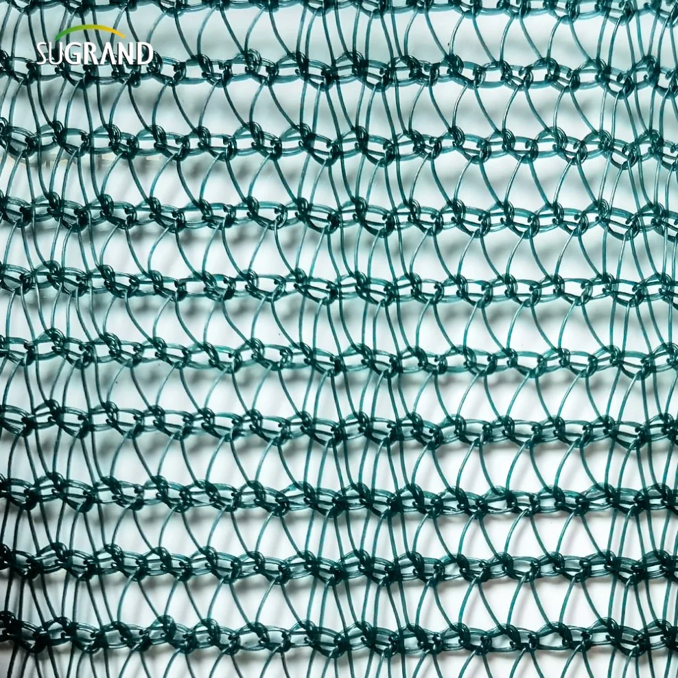 Density HDPE Green Color Olive Net with Eyelet Four Corners