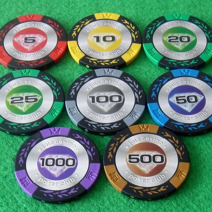 14G Arcilla Poker Chip con adhesivo personalizado para el uso del club