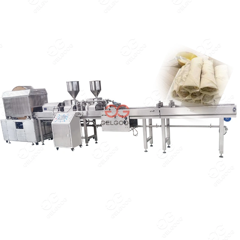 Industrial Spring Roll Complete Line Spring Roll Folding Machine Automatic