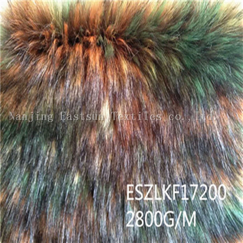 De pelo largo Faux Fur Mapache es7ak0174