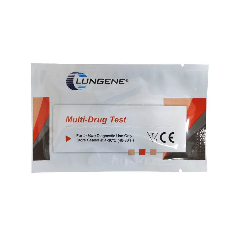 Deive médicaux de diagnostic Test d'urine DOA 8 médicaments Multi-Drug Test d'écran Tableau de bord/cuvette (MOP/KET/THC/MET/COC/MTD/BAR/BZO) avec la CE