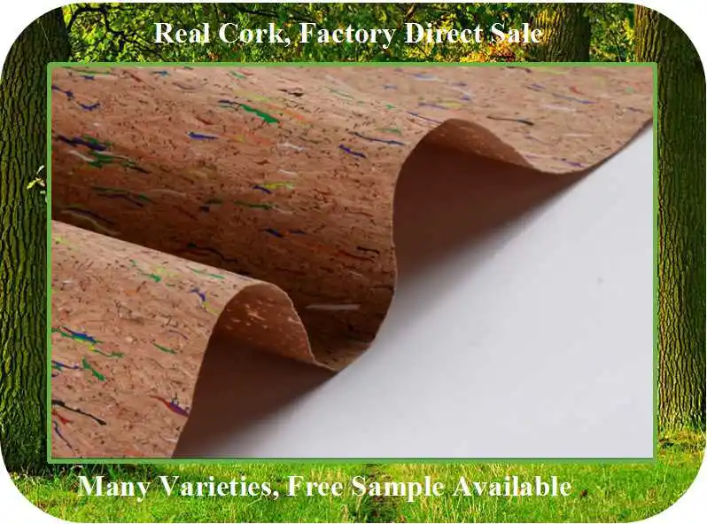 Factory Direct Sale Colorful EVA Foamed Natural Cork (HS-CV-010)