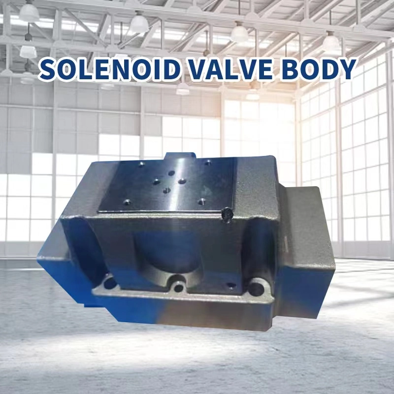 with High quality/High cost performance  Steel Cast Solenoid Valve Body Part for Pneumatic Operations