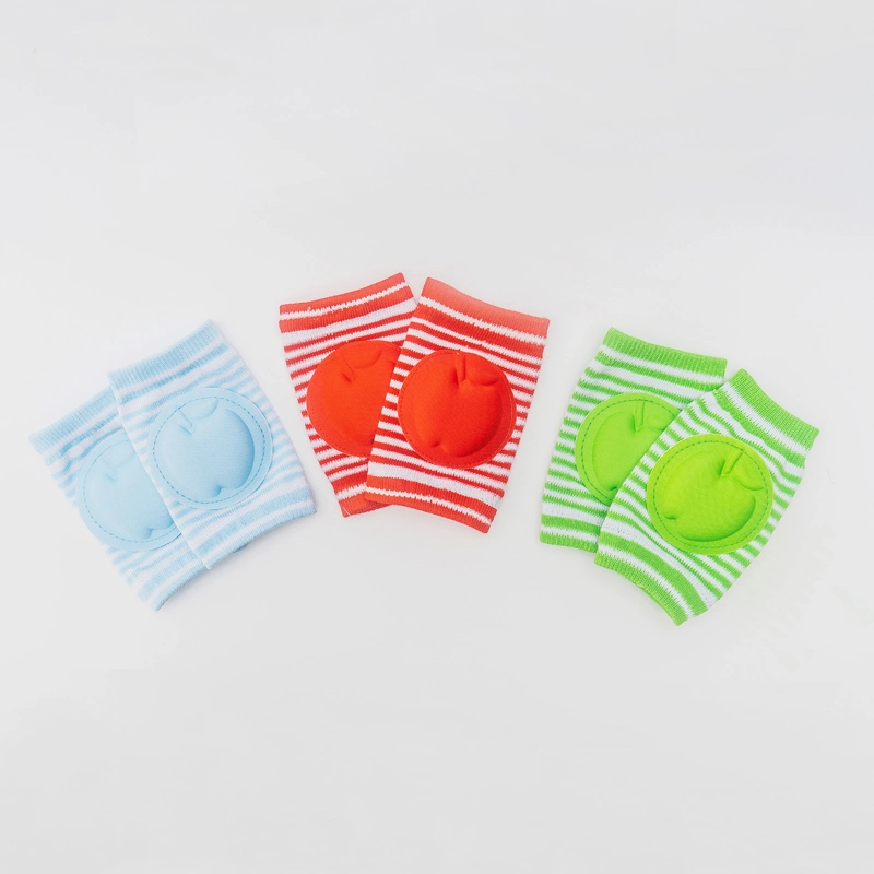 Wholesale/Supplier Unisex Cotton Anti-Slip Knitting Baby Crawling Safety Protector Baby Cotton Knee Pads for Crawling