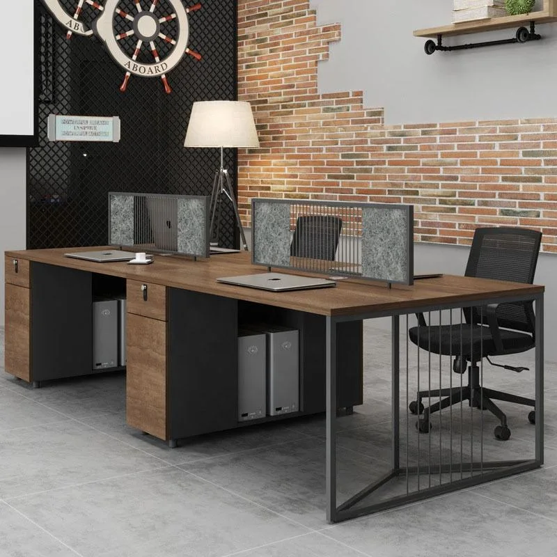 Simple and Modern Staff Office Desk Wooden Office Furniture