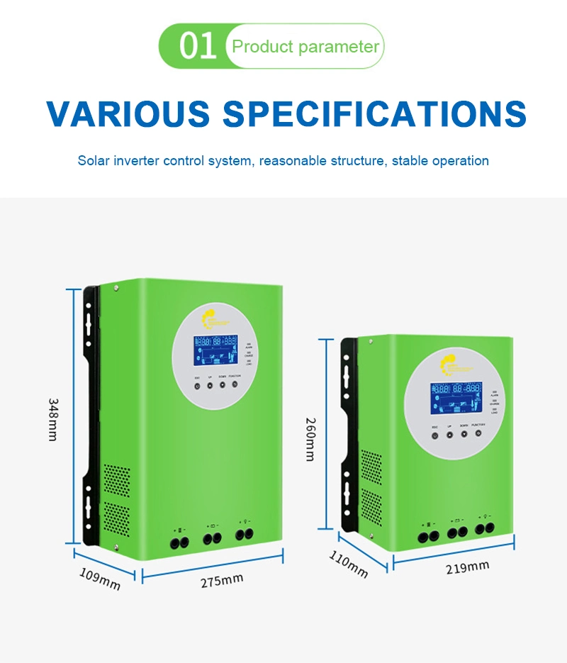 40A 60A 80A 100A MPPT Solar Charge Controller 12V24V48V for Solar Inverter