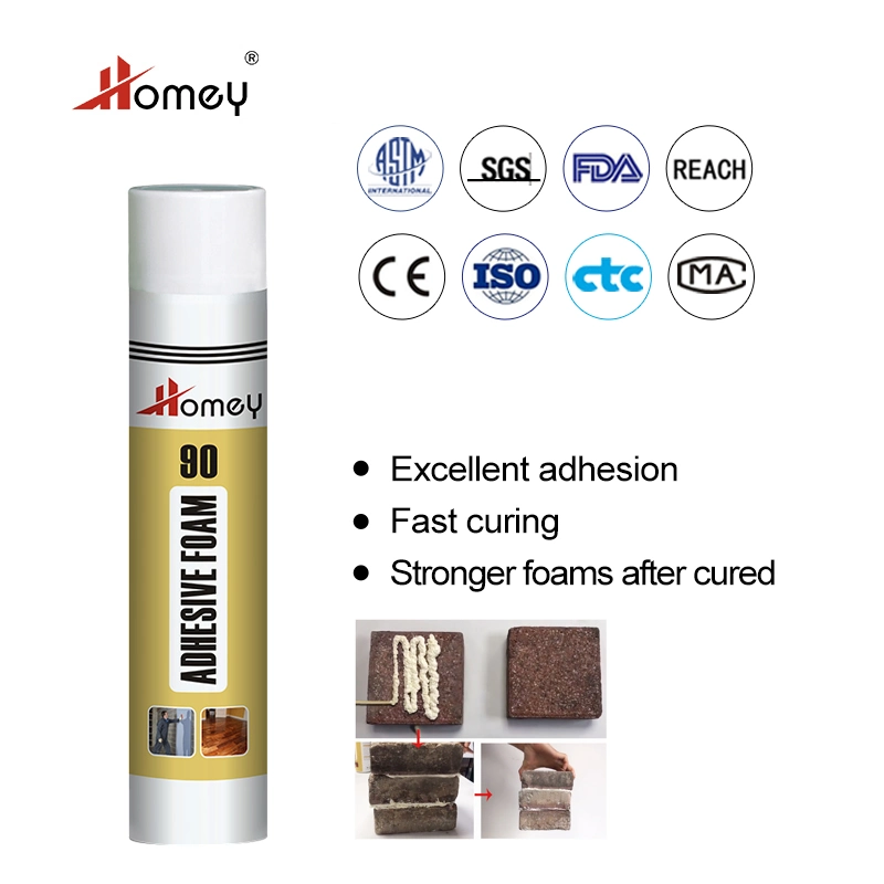 Homey One Component Non Water Base PU Rebonded Foam Glue