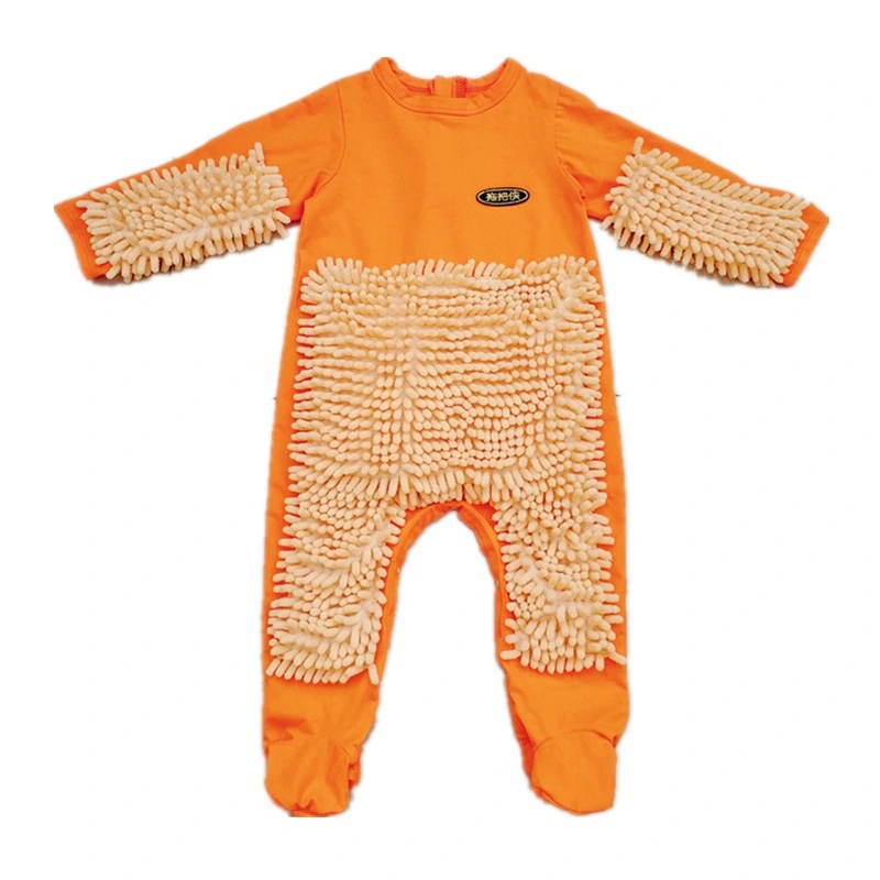 Baby Thin Crawling Clothes with Mop Jumpsuits