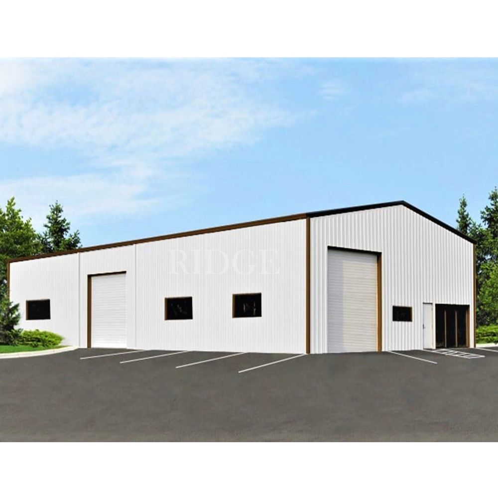 Modular Storage Building Light Prefab Metal Warehouse Structure H Beam Steel Structure