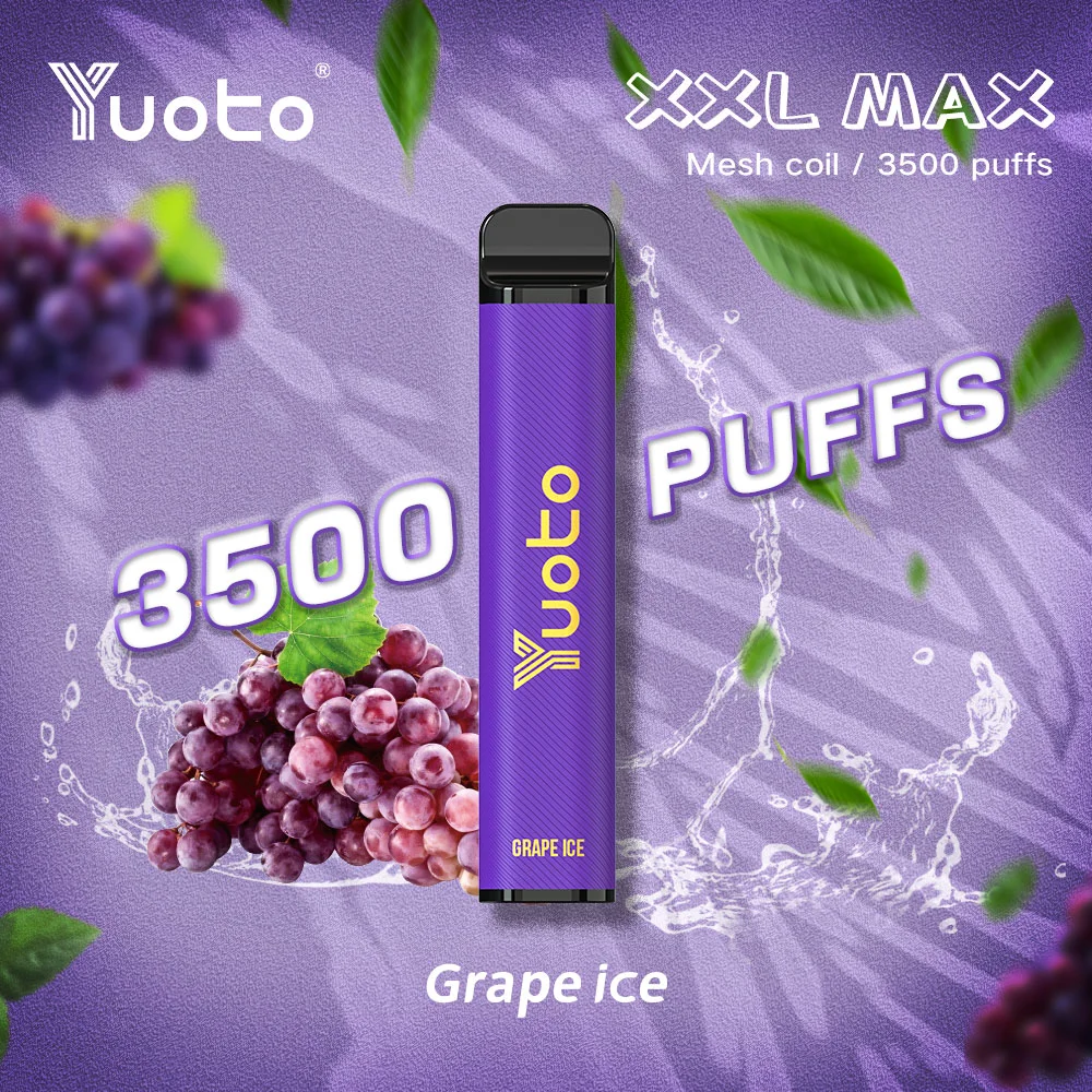 Good Quality Vape Yuoto XXL Max 3500 Puffs Disposable Electric Cigarette Device 16 Flavours