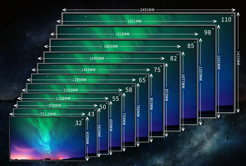 22 de 24 pulgadas de 32" 40" 43" 50" 55" 65" 70" 75" 2K 4K de la CKD SKD UHD Universal TV LCD HD de la televisión en casa Android WiFi televisor inteligente LED