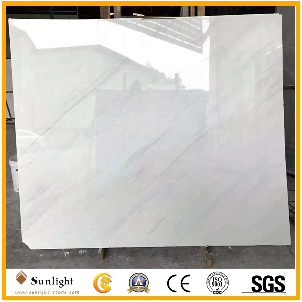 Polished Greece Ariston White Marble for Bathroom Tiles, Slabs, Countertops,