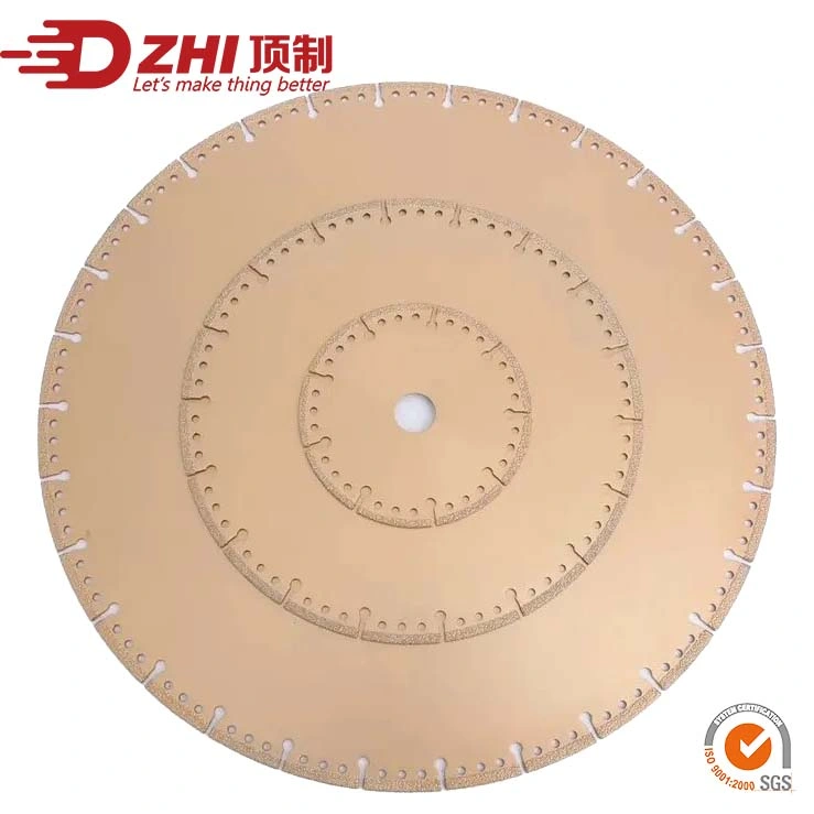 Metal Cutting Disc Vacuum Brazed Diamond Saw Blade for Metal Steel Iron Reinforced Concrete Granite Abrasive Power Tool Accessories Chinese Factory Price