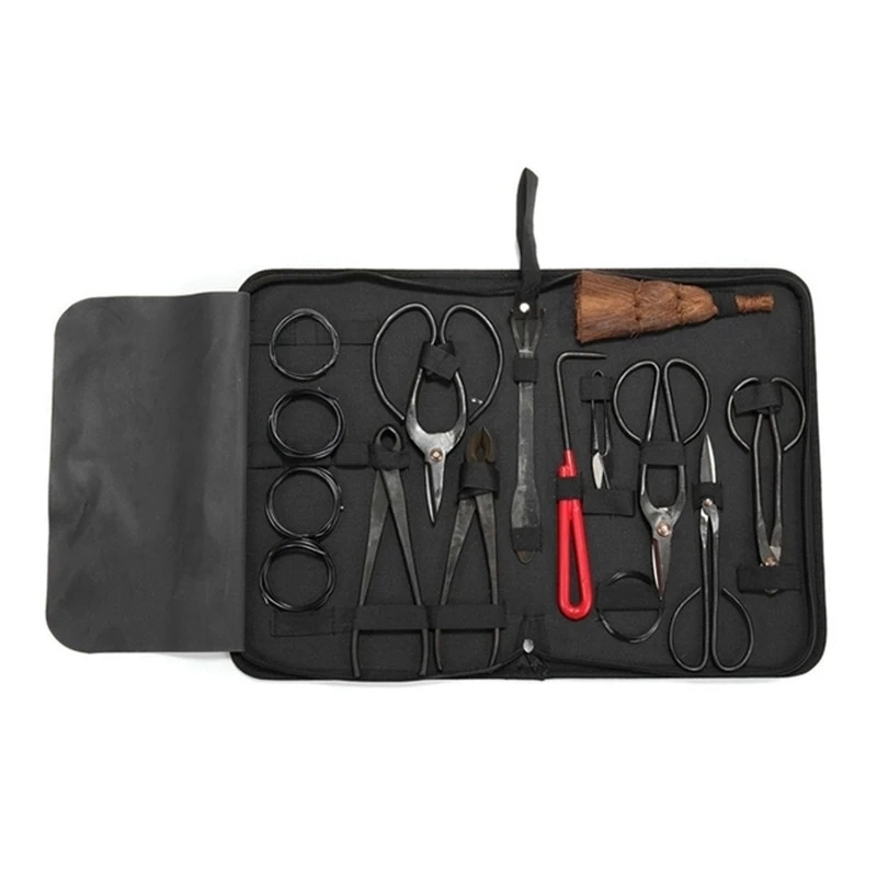 Hot Neueste 1/10pcs Bonsai Tool Set umfangreiche Schneideschere für Gartenbebärwerkzeuge Bonsai Styling-Werkzeuge