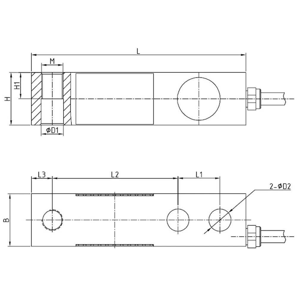 Locosc 10t Stainless Steel IP67 Weighing Zemic Load Cell