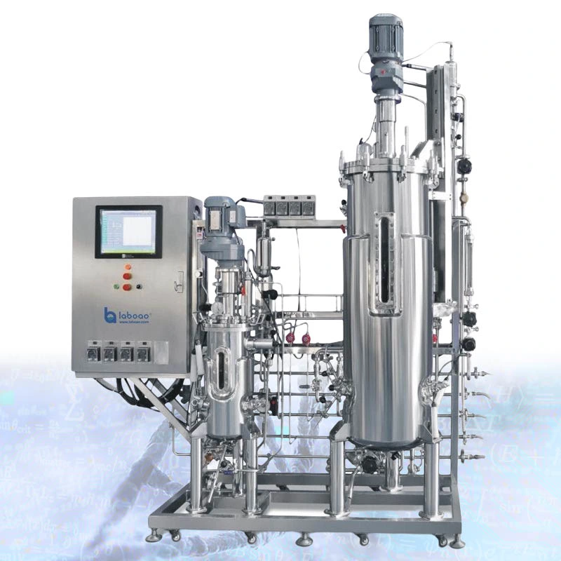 Laboao Tertiary Cell Culture Bioreactor Machine Stainless Steel Fermenter System