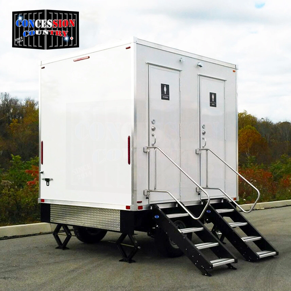 Mobile Portable Trailer Toilet Foldable Single Aluminum Shower Room Mobil Bathrooms