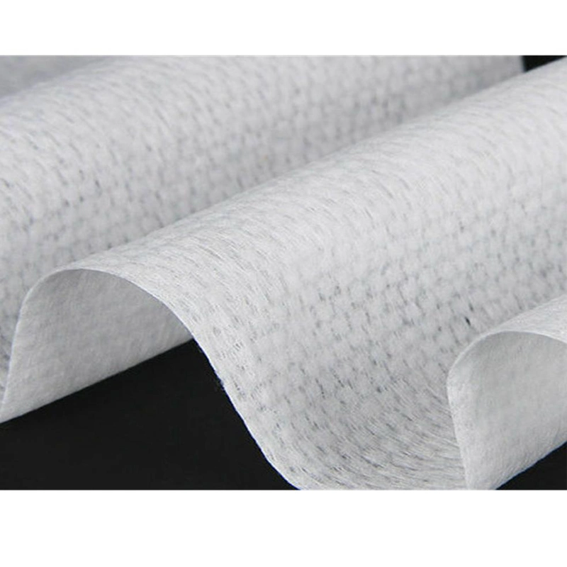 100% Viscose and Polyerster Spunlaced Non Woven Fabric Cotton Spunlace Nonwoven Fabric