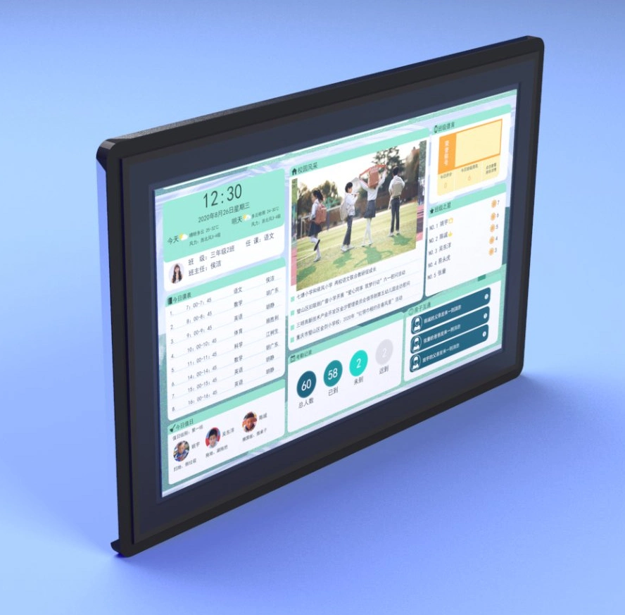 شاشة LCD رفيعة جدًا بحجم 21.5 بوصة تعمل باللمس بتقنية اللمس الصناعي المضمن مقاومة للماء الشاشة