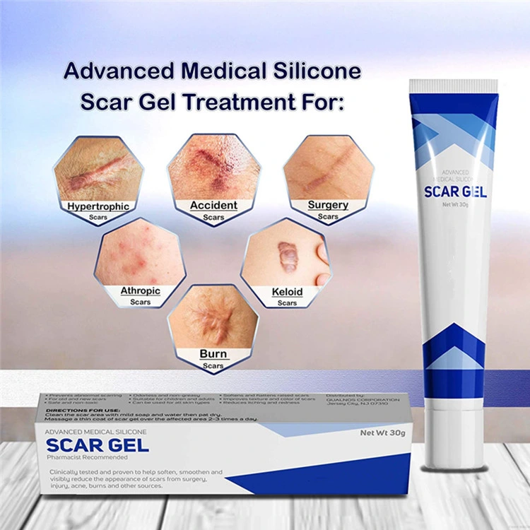 Private Custom Advanced Silicone Scar Treatment Face and Body Gel