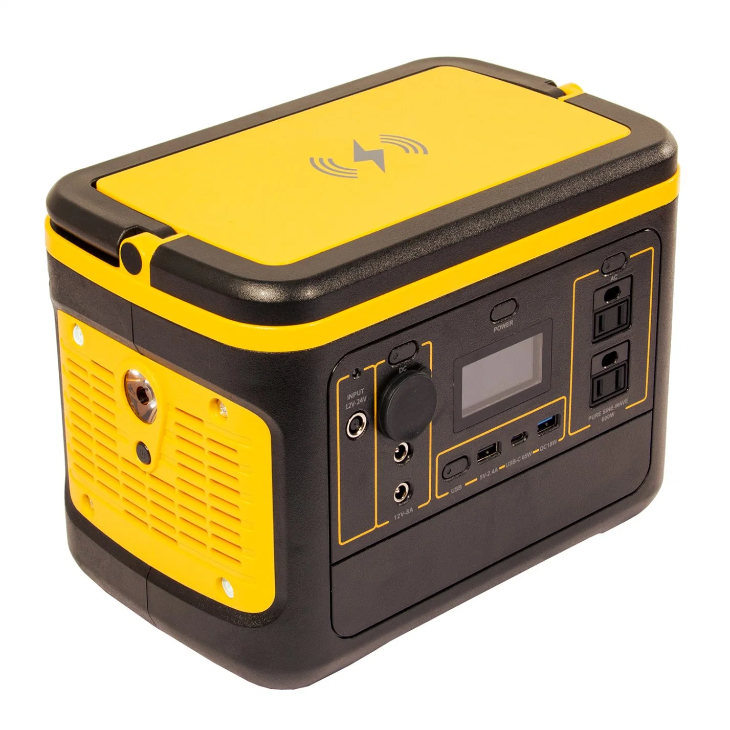 Outdoor Camping 600W Solar Portable Power Station Inverter with Lithium Battery Charger Power Bank 110V/220V