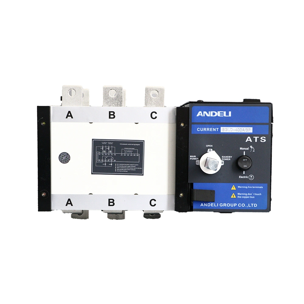 Andeli Supplier Sgld 3p Dual Power Automatic Transfer Switch 400A