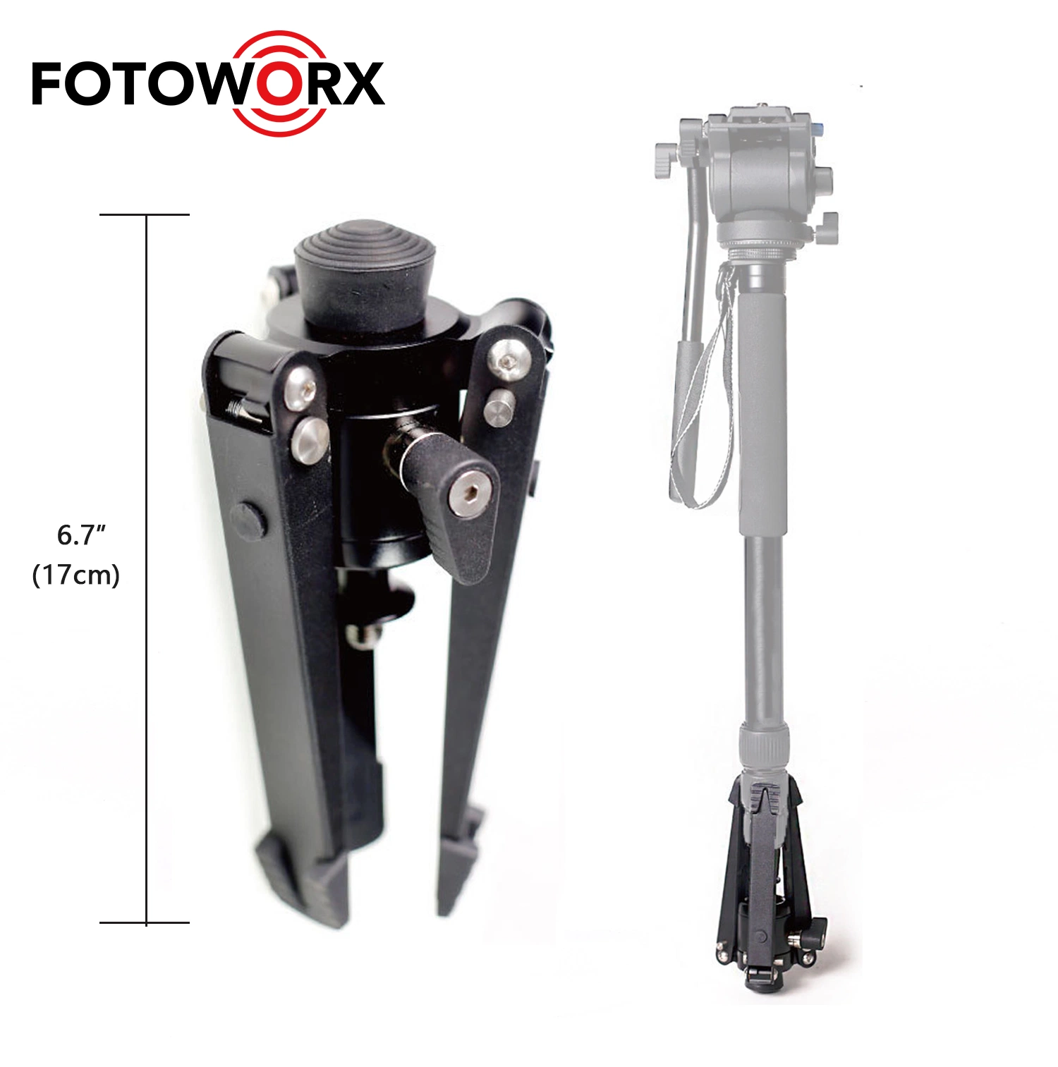 Removable Foldable Tripod Monopod Support Stable Stand Base