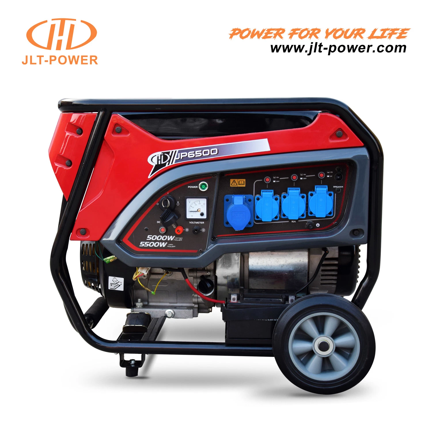 New Design 5000watts Electric Start Single Phase Home Emergency Small Gas Power Portable Gasoline Generator for Sale