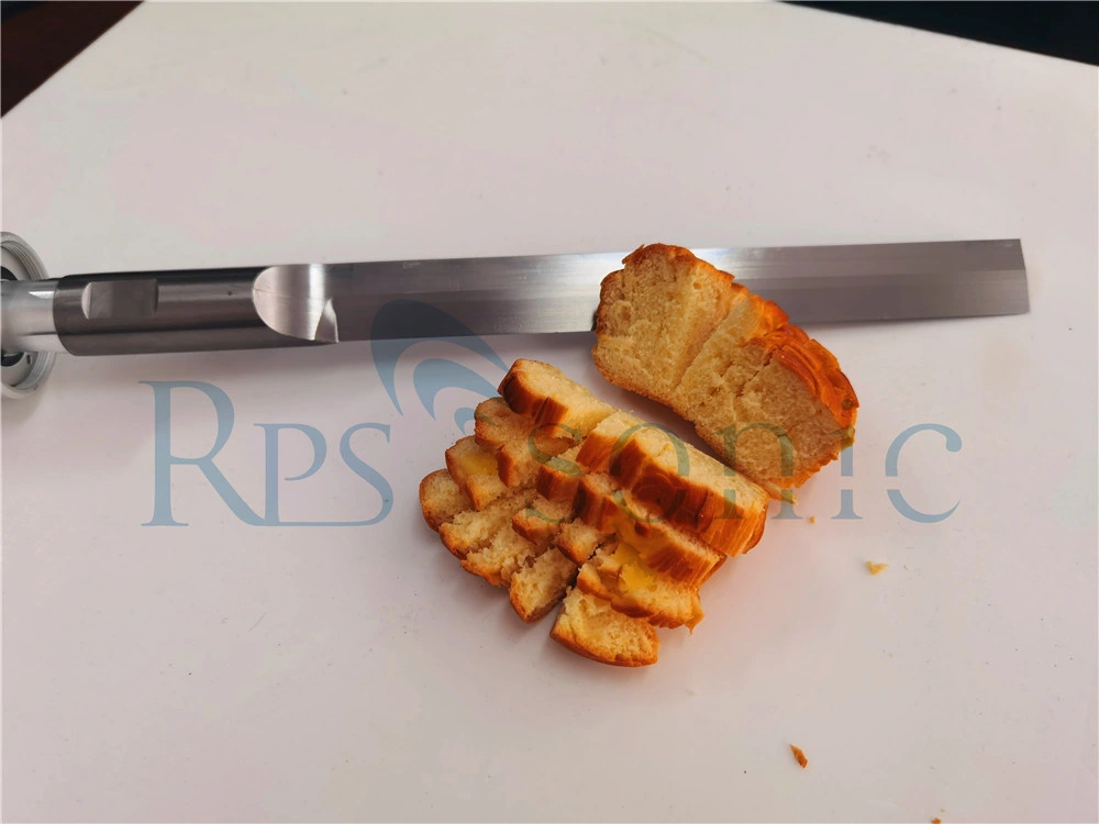 Bread Cake Portable Ultrasonic Knife Cutting by Hand