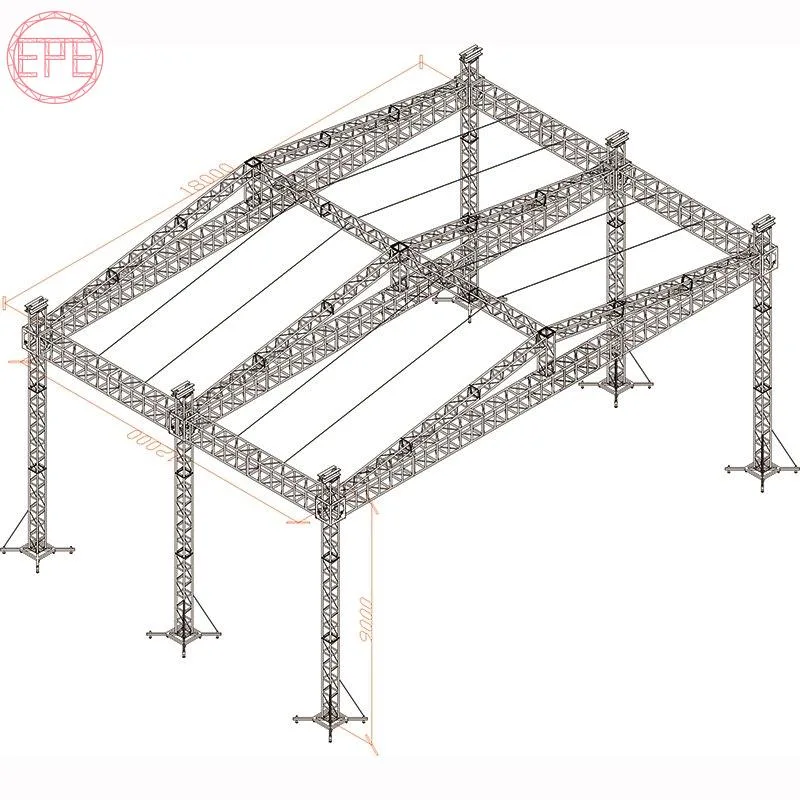 Outdoor Event Stage Aluminum Truss Lighting Stand System Truss with High quality/High cost performance 