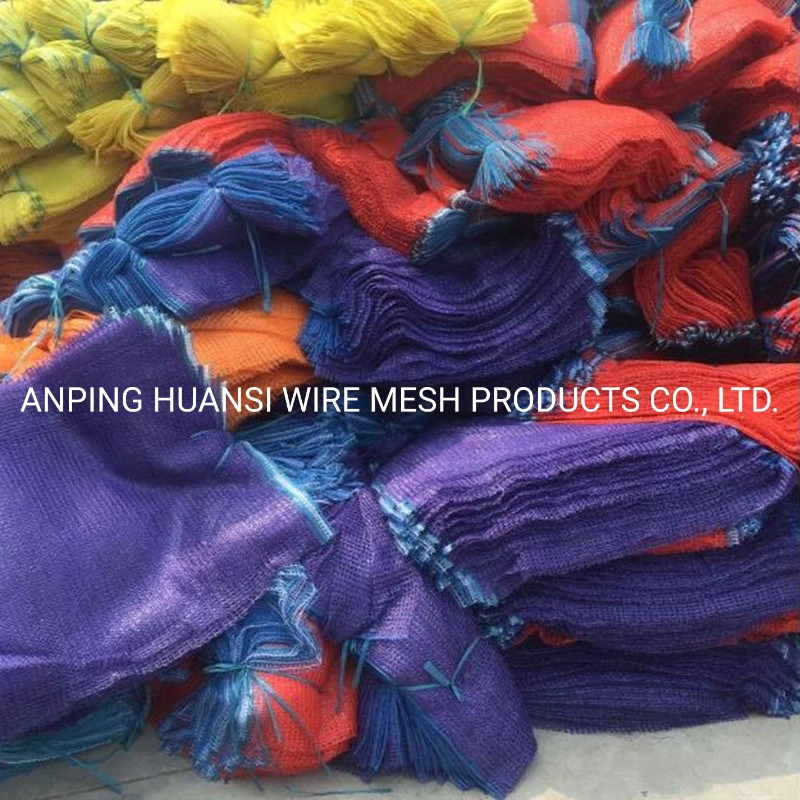 HDPE Raschel Mesh Net Bags with Drawstring for Vegetables