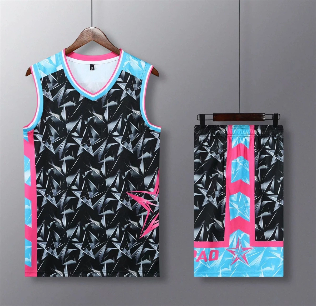 SJ-UB2011 Custom Team Basketball Uniforms Reversible Basketball Jersey Set for Sport Wear