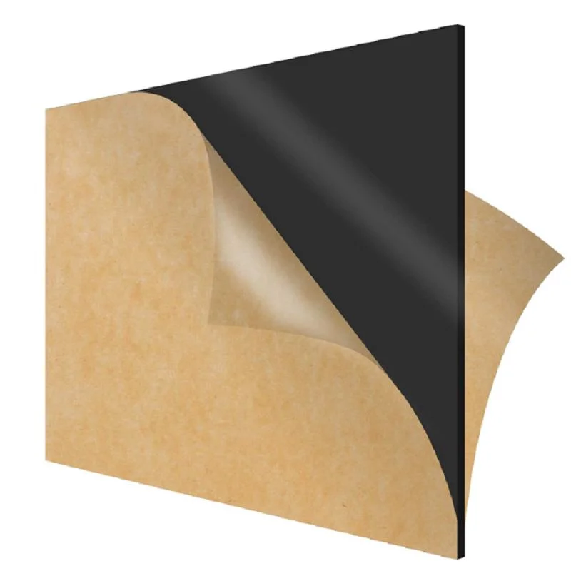 Folha de PETG opaco preto expressos Plexiglass Papel protector para sinais DIY exibir projetos, Artesanato e facilidade de corte