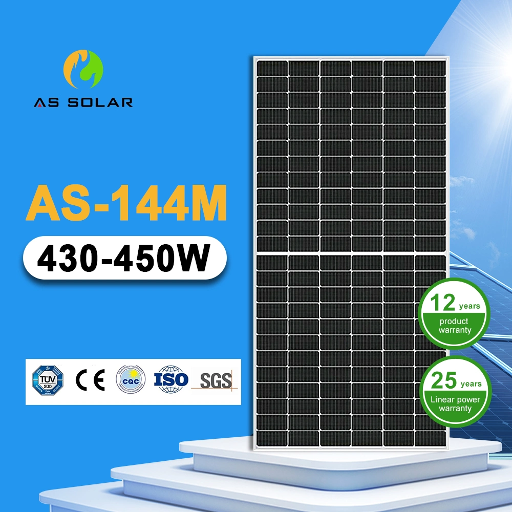 Module solaire PV monocristallin de niveau 1 TUV CE Mono 400W 450W 550W 600W 670W