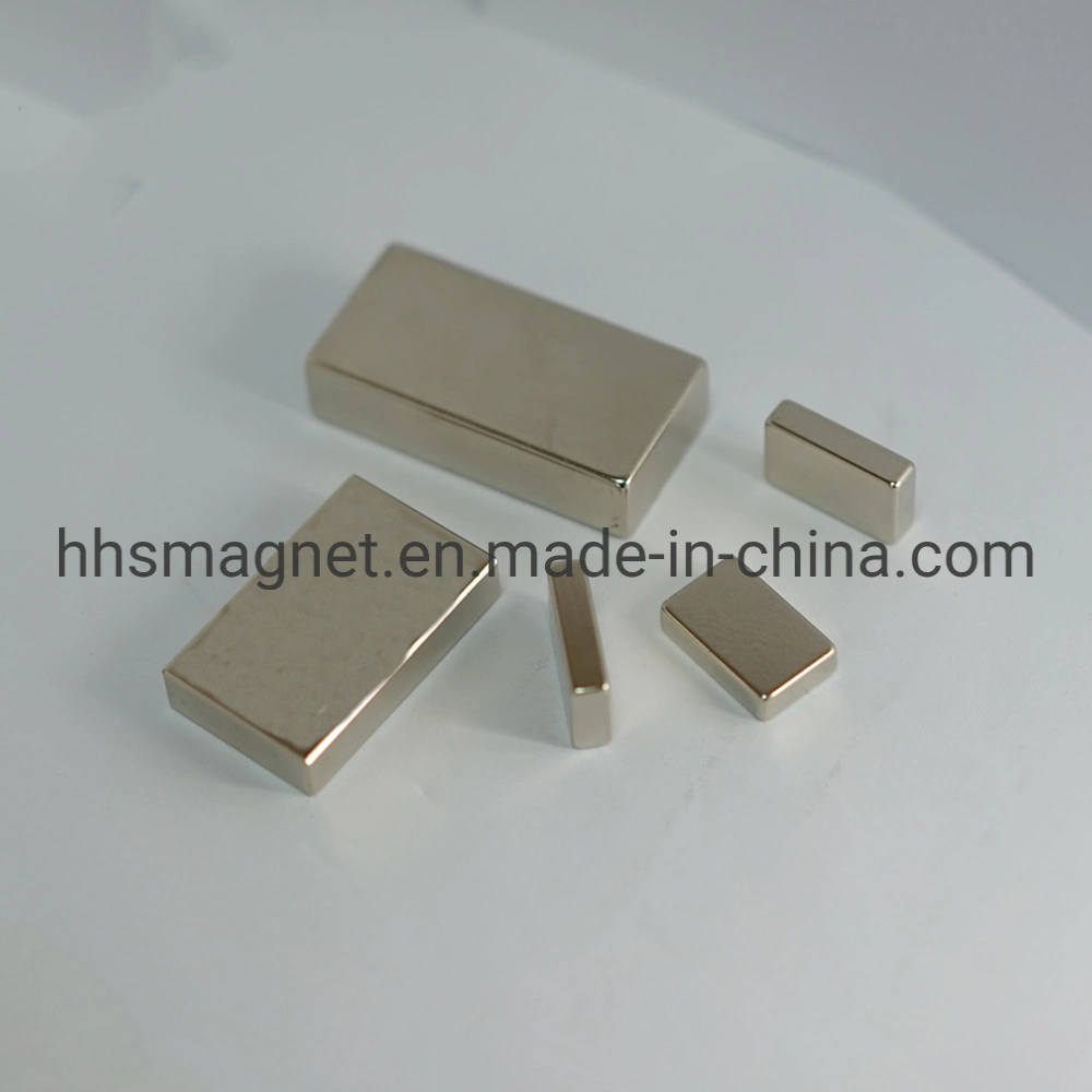 High Performance Industrial Permanent NdFeB Magnetic Block with Nickel Coating