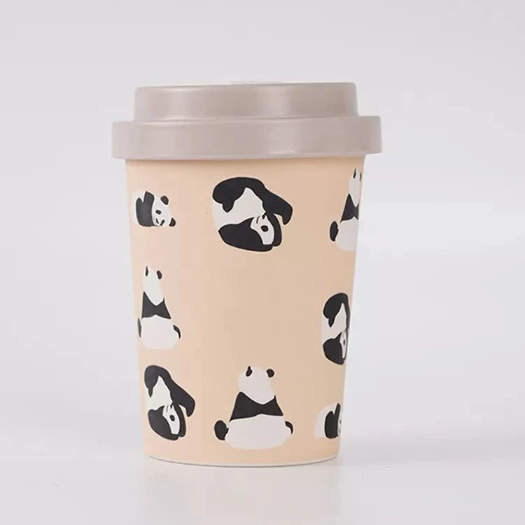 Customer Printed Biodegradable Bamboo Fiber Coffee Mugs