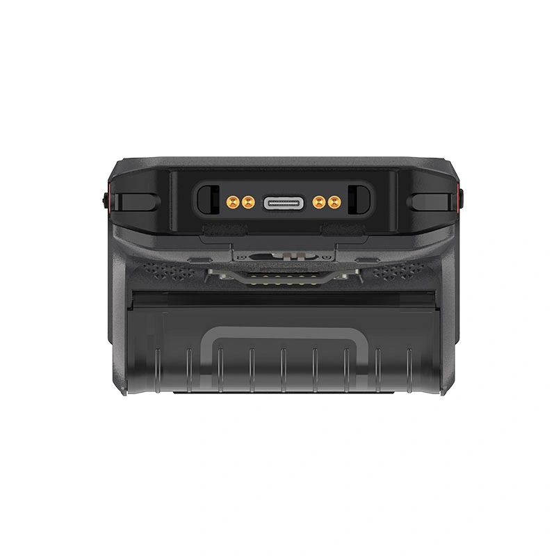 Uniwa V5P lecteur de code-barres PDA portable 5.5 pouces Mt6762 octa Imprimante d'autocollants pour smartphone Core Rugged