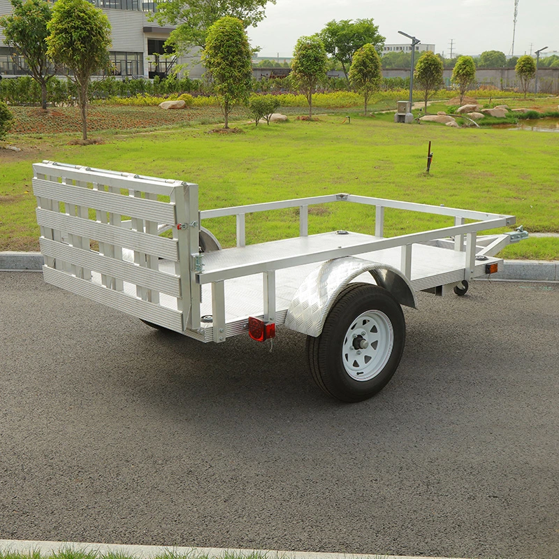 5X8 4X6 5X10 Aluminum Wood Deck Utility/ ATV /Dump Trailers