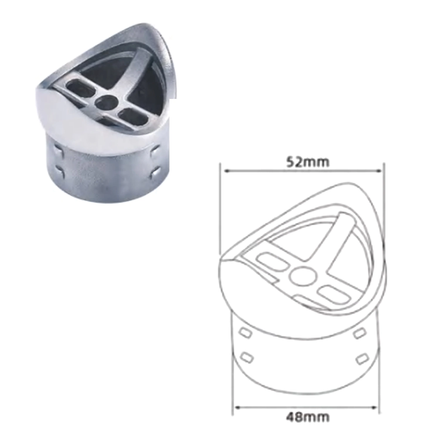 Standard JIS 10K W/N Wall Weld Neck Adapter Coupling Shaft Flange