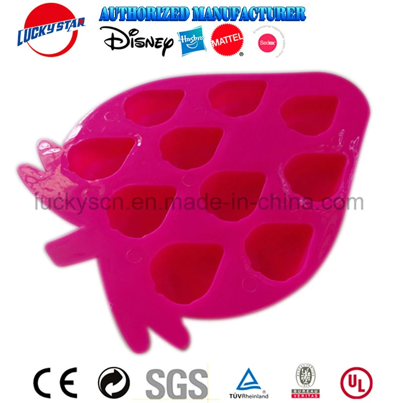 Strawberry Ice Cube Mould Plastic Fruit Toy for Covermount