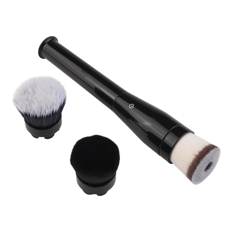 3 en 1 Brosse de maquillage électrique fixé pour la fondation de la poudre Concealer Blush brosse électrique quotidienne maquillage