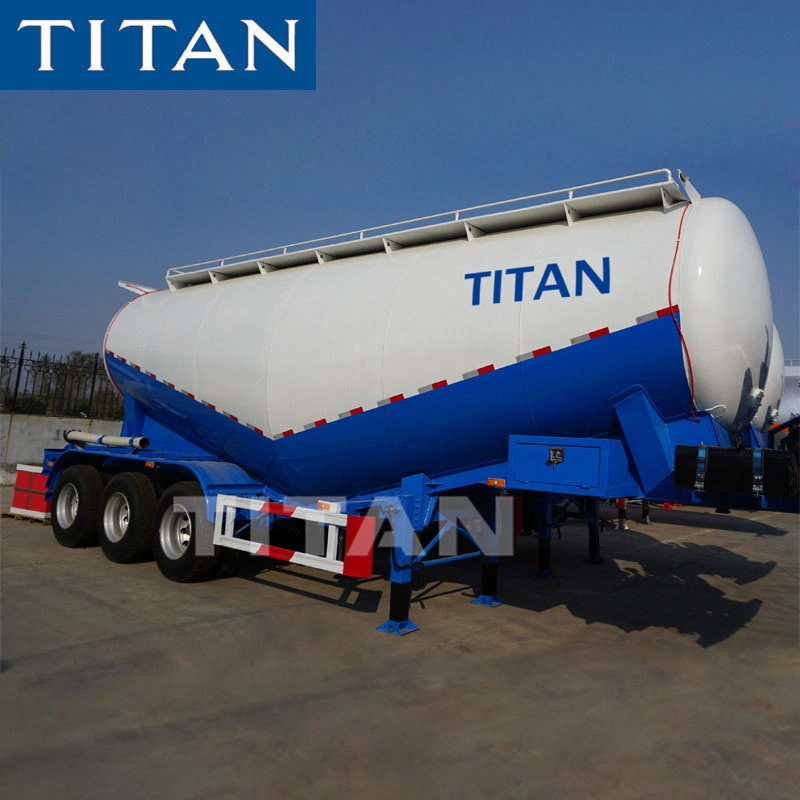 Cement Tankers, Capacity 50 M3, 3 Axles Dry Bulk Tank for Cement