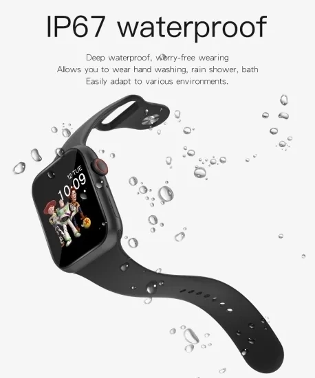 1,54 Smart Watch T68PRO pulgadas Full Touch HR BP Smartwatch Bandas para mujeres Android Ios Teléfono reproducción de música llamada de marcación