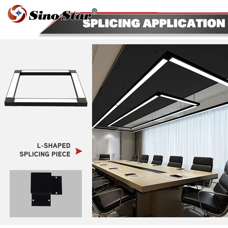 Modern Sturdy High Lumen Iron PMMA Diffuser Tube Indoor Office LED 10W/15W Linear Highbay Lighting Fixture