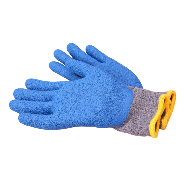 Latex Work Gloves Xingyu Cotton Shell Latex Coated Construction Safety Work Gloves