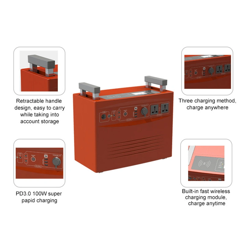 OEM 700Wh Snadi LiFePO4 1KW de puissance d'accueil du système solaire portable générateur 1000W