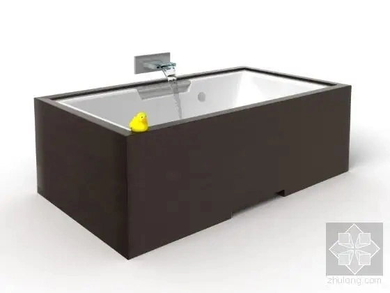 Free Standing Rectangle Bathtub Simple Morden Design