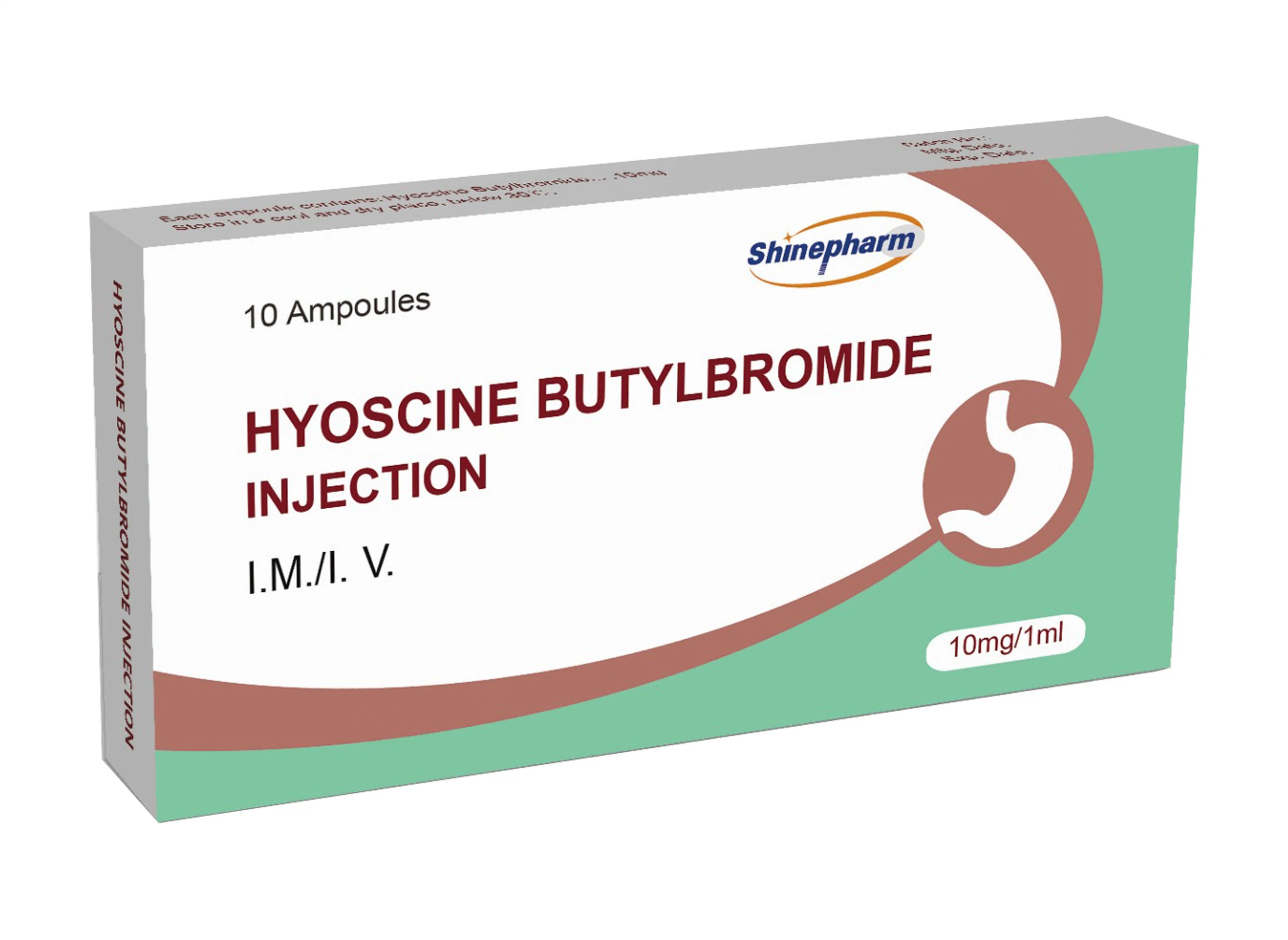 Hyoscine Butylbromide Injection 10mg/1ml with GMP